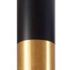 Lucia Single Pedestal PH - Vintage Brass / Black - thumbnail image 2