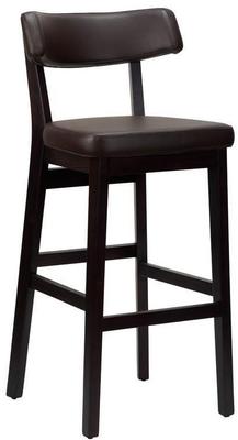 Sara Highchair - Faux Leather With Wenge Frame - thumbnail image 3