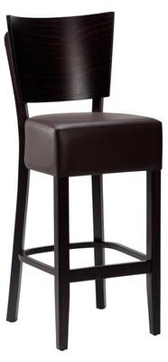 Charlie VB Highchair - Faux Leather With Wenge Frame - thumbnail image 1