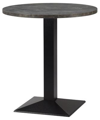 Round , Anthracite Metal Rock/ Matching ABS , Pyramid Square (Dining Height) - thumbnail image 1