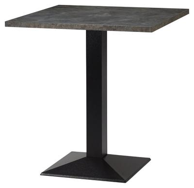 Square , Anthracite Metal Rock/ Matching ABS , Pyramid Square (Dining Height) - thumbnail image 1