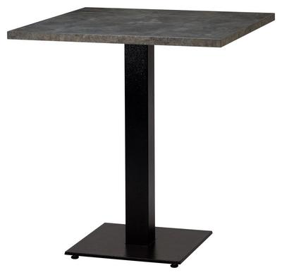 Square, Anthracite Metal Rock/ Matching ABS , Flat Black Small Square (Dining Height) - thumbnail image 1