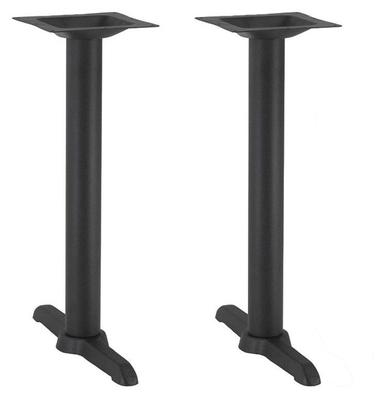 Cross Twin Table Base - Black - thumbnail image 1