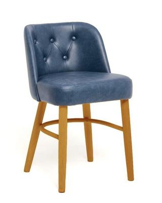 Gina Mini Side Chair - Float Button - Fully Upholstered