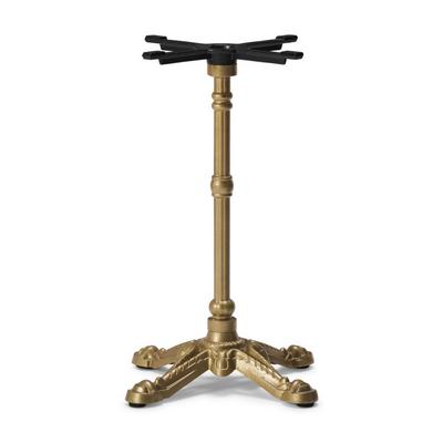 Bistro Gold Cast Iron Table Base - thumbnail image 1