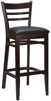 Kimberley Highchair Faux Leather With Walnut Frame - thumbnail image 1