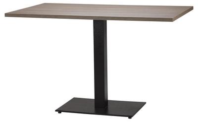 1200mm x 700mm , Shorewood/ Matching ABS, Flat Black Rectangular (Dining Height) - thumbnail image 1