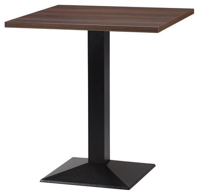 Square , Tobacco Pacific Walnut/ Matching ABS, Pyramid Square (Dining Height) - thumbnail image 1