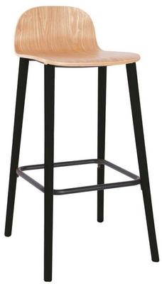 Ellie High Stool (Wood Legs Black) - thumbnail image 2