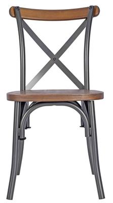 Ceilia Crossback Metal Side Chair - thumbnail image 3